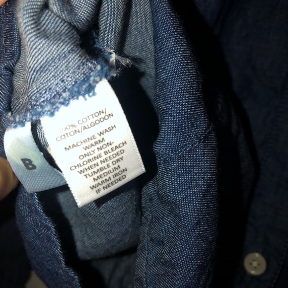 Loft Chambray Top, Small - Picture 3 of 3